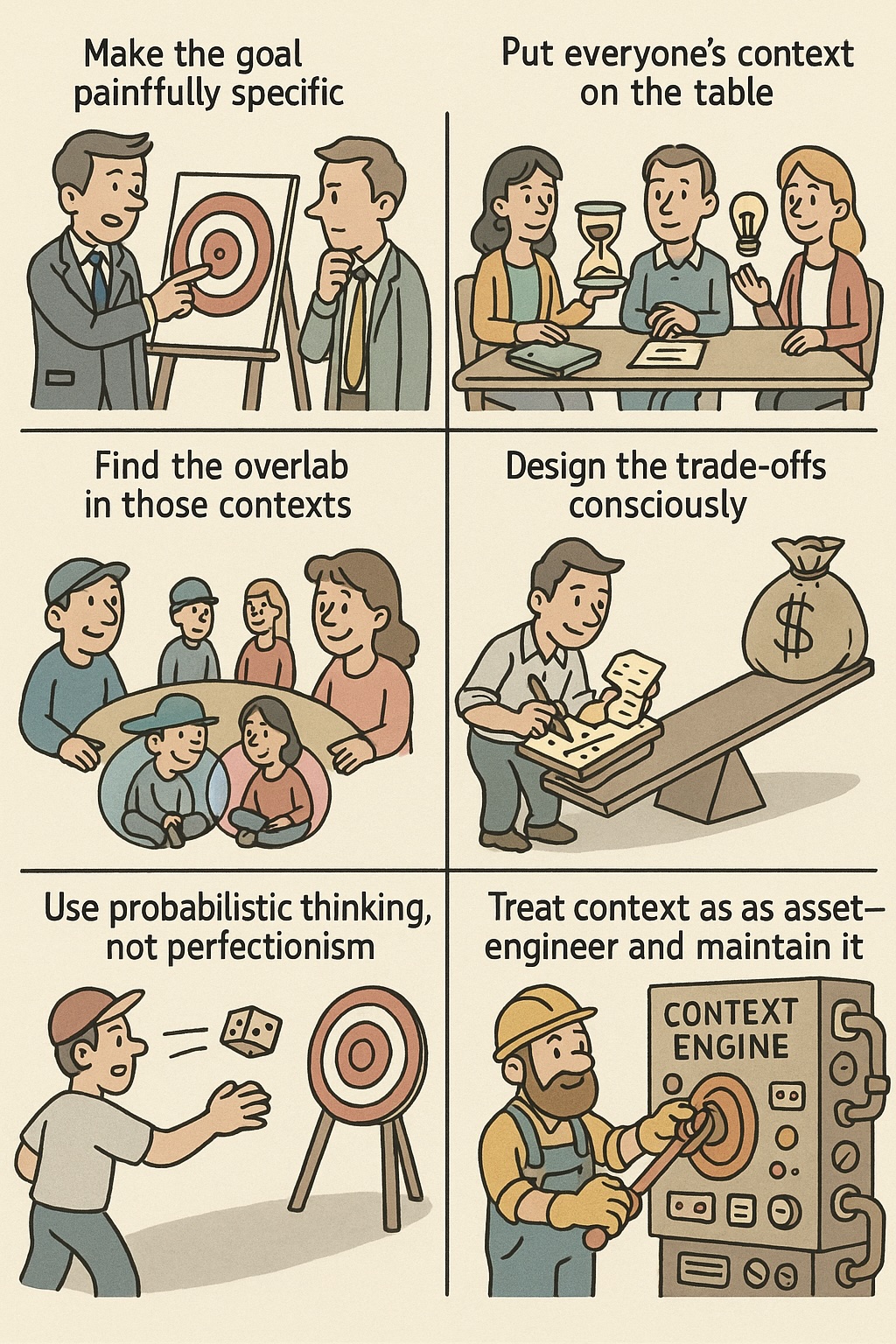 Contextual alignment illustration